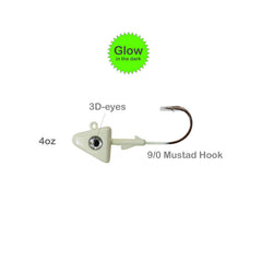 Fish WOW! 32786BLN Mustad Ultrapoint hook detail improves penetration and durability in saltwater.