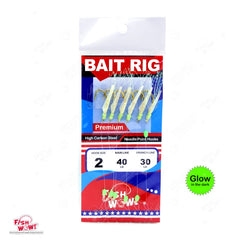 Fish WOW! Piscatore lure with fish skin and Mylar tassel for enhanced visibility.