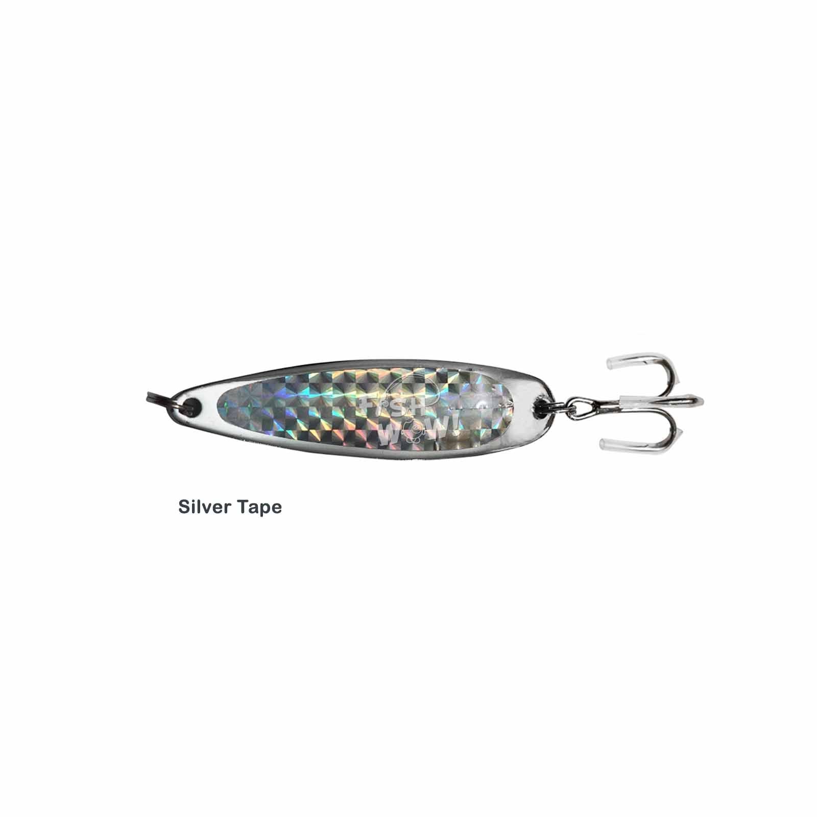 Fish WOW predator attracting spoon with reliable treble hook design.