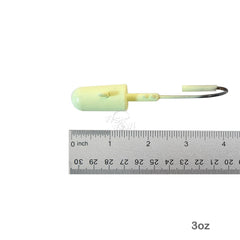 Fish WOW! Black nickel jighead resists saltwater corrosion for enduring use.