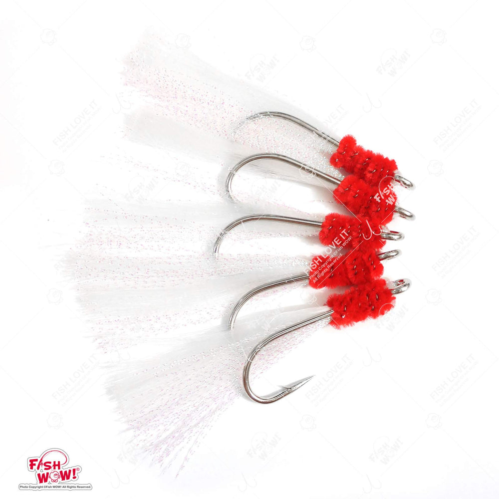 Fish WOW! Shrimp Flying Hooks bottom fishing setup demonstrates bottom reach