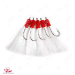 Fish WOW! Shrimp Flying Hooks Fluoro Fibre detail boosts color in low light