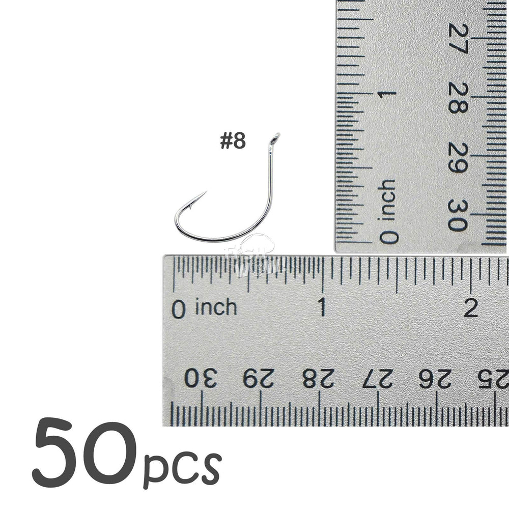 Fish WOW! size 8 hook suitable for versatile fishing setups.