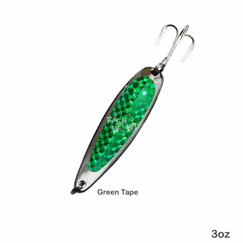 Fish WOW 4-1/4-inch body spoon balances flutter and action