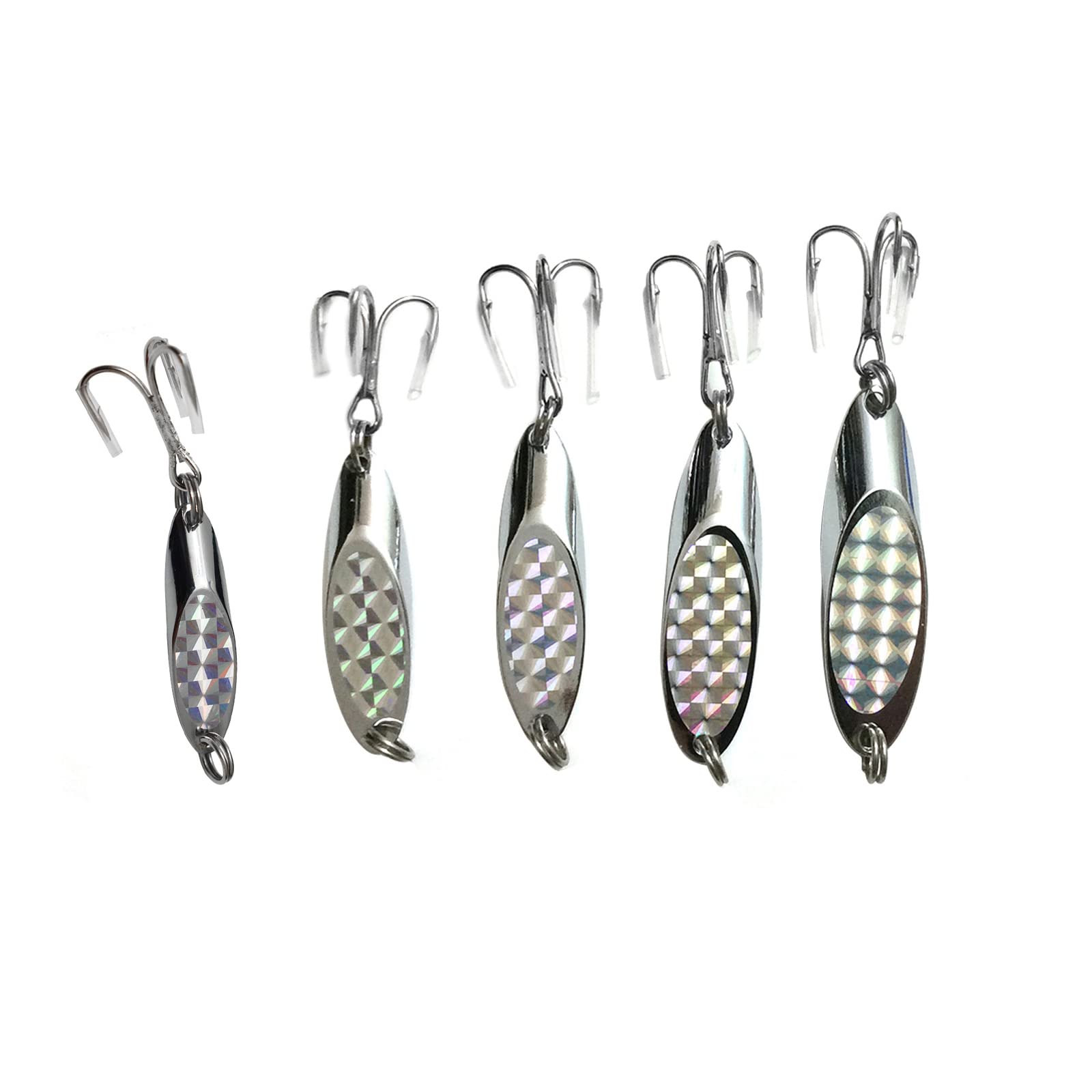 Fish WOW! half-ounce spoon front view for versatile casting
