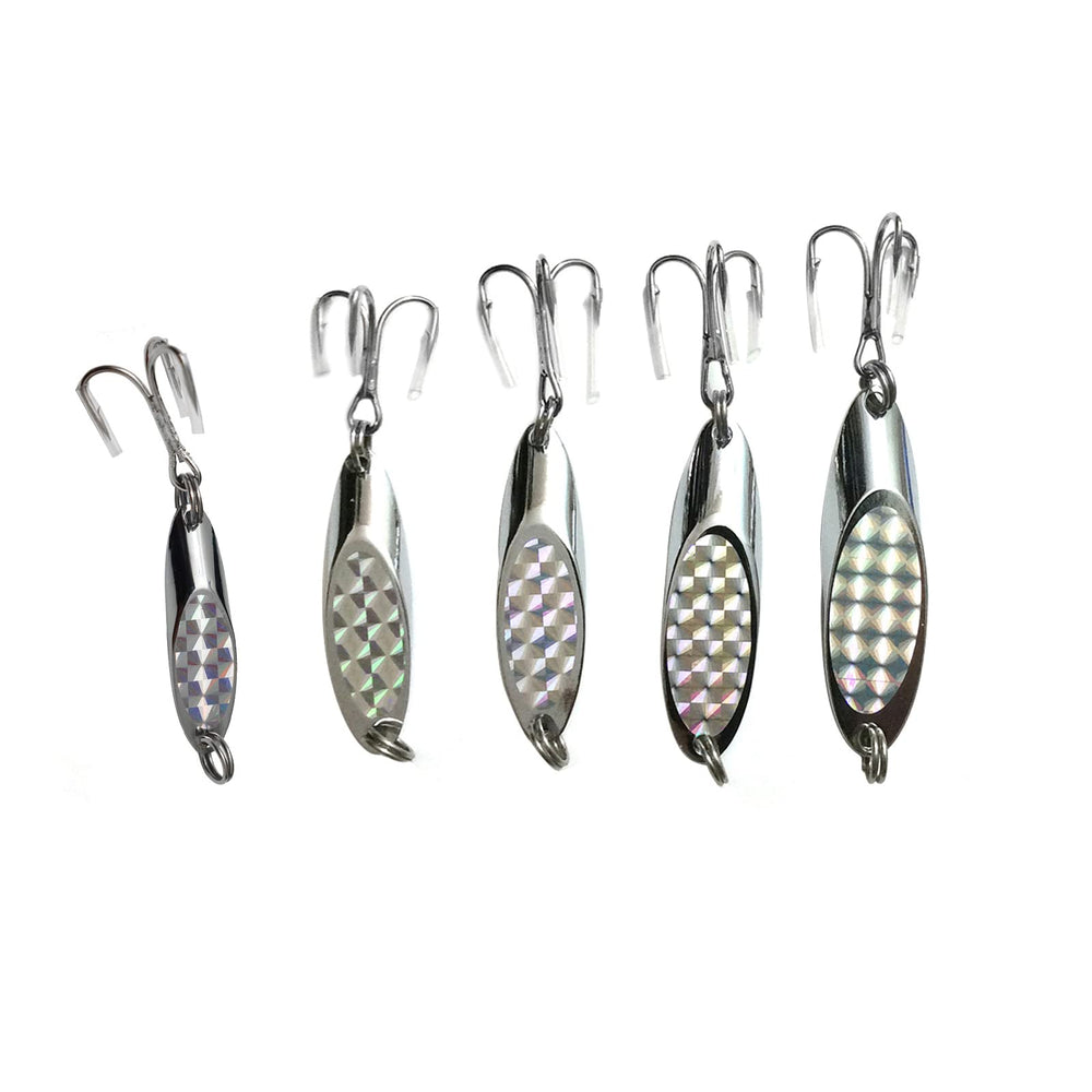 Fish WOW! half-ounce spoon front view for versatile casting