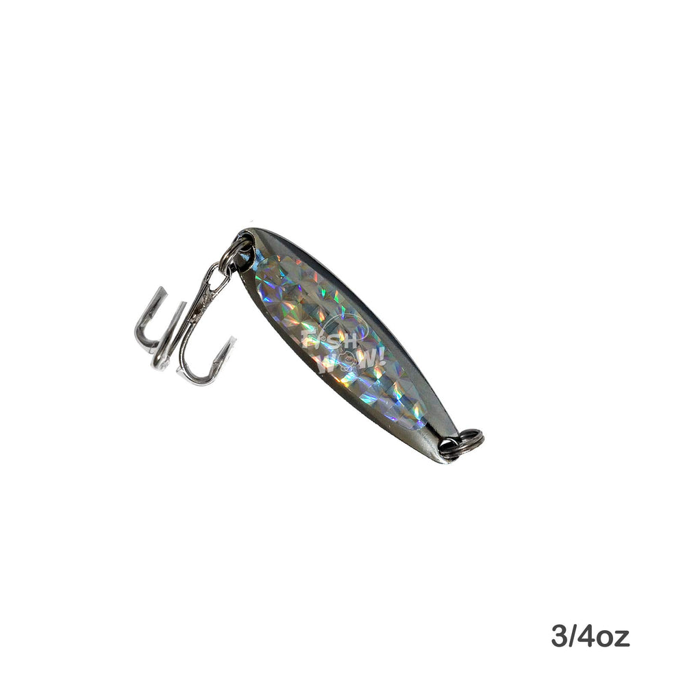Fish WOW! lure designed for ice fishing and deep-water setups.