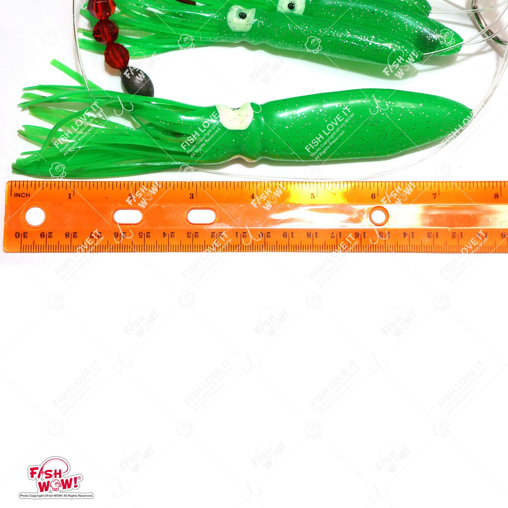 Fish WOW! Daisy Chain Lure Rig Set – 5 Pack for Offshore Trolling ...