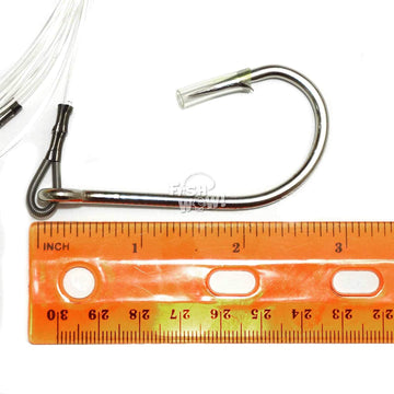 Fish WOW! 8in squid lure extends reach for larger fish.