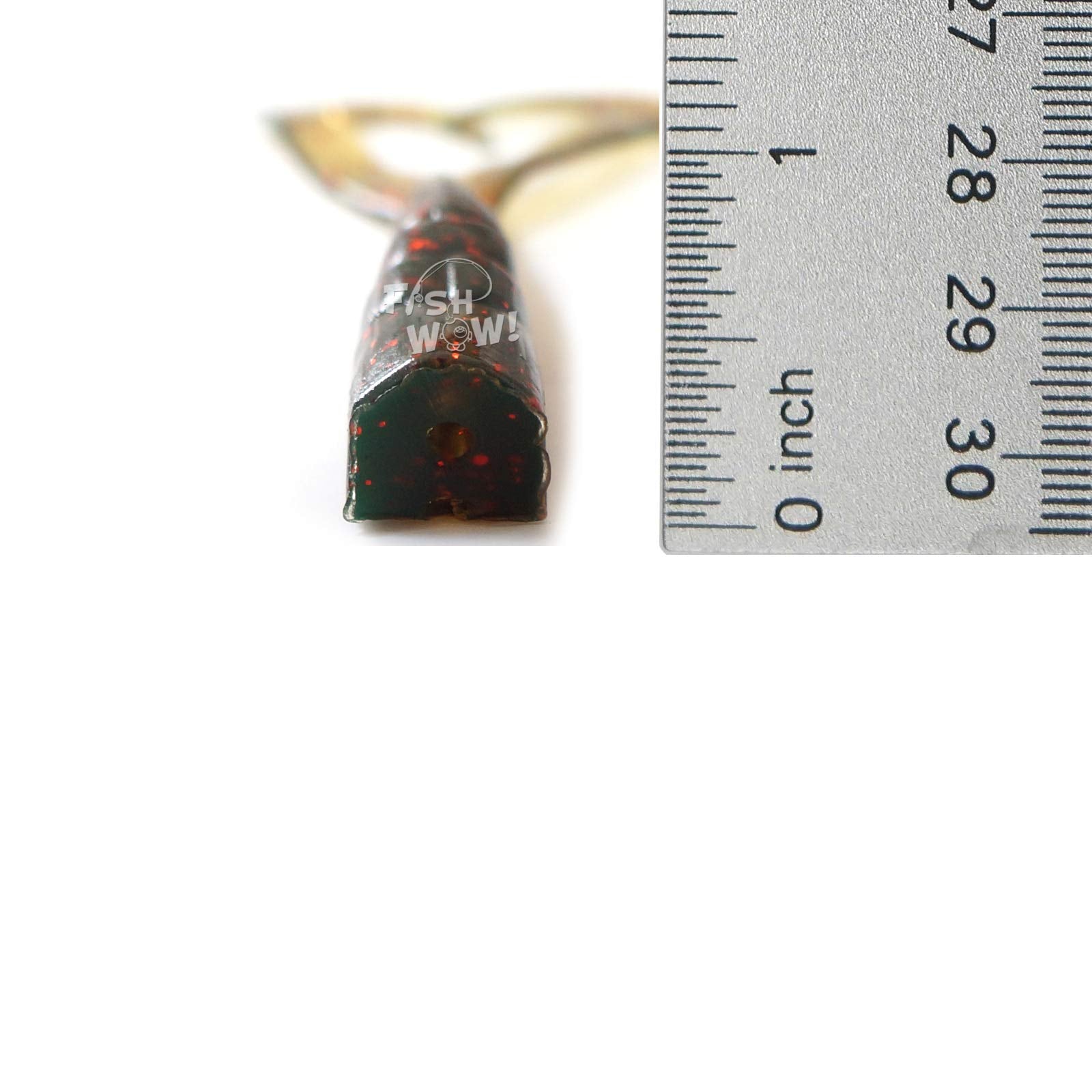 Fish WOW twin-tail lure supports versatile uses as trailer or spinner bait.