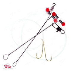 Fish WOW two wire spreader arms enable stable bait presentation