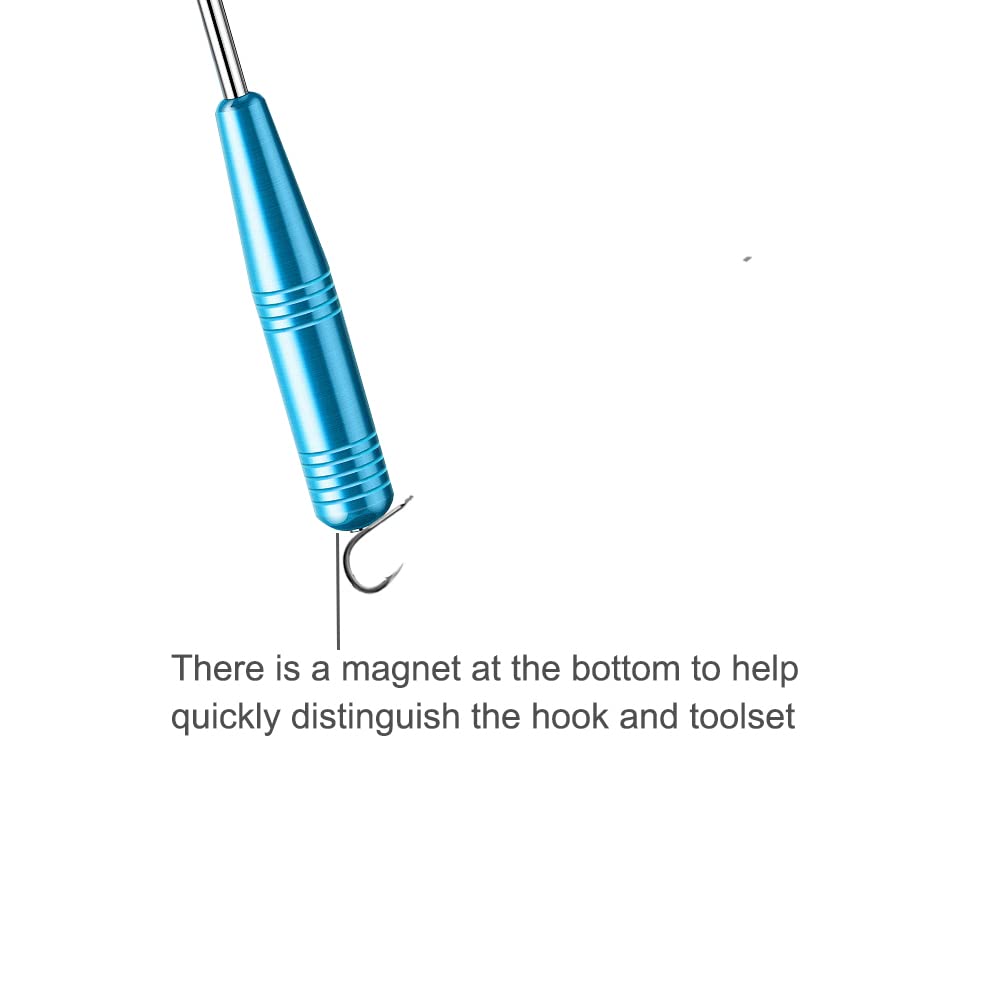 Durable stainless steel hook removal tool