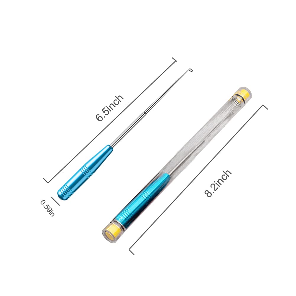 Compact storage in long plastic tube for carrying