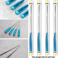 Spiral extractor design for 360-degree hook removal