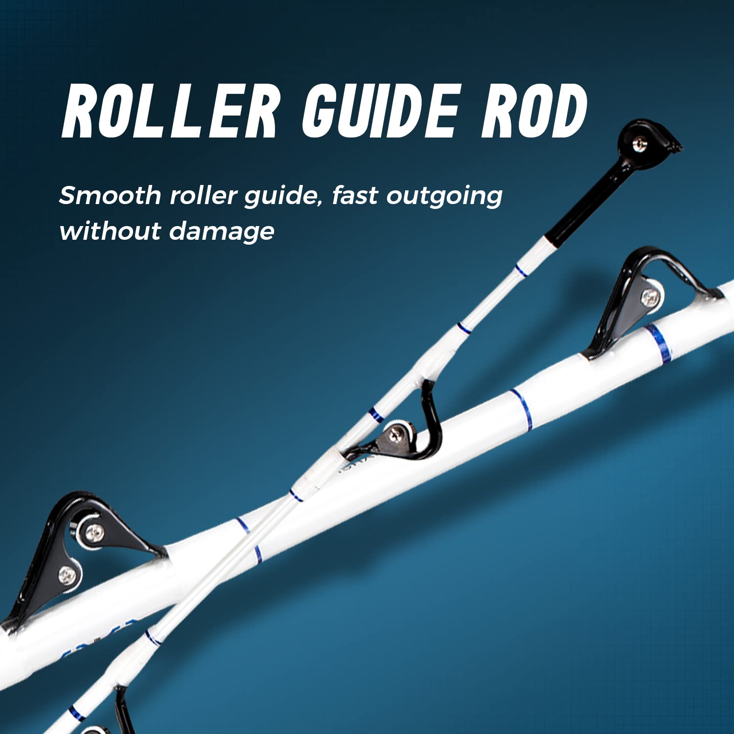 FISHAPPY non-slip handle delivers firm grip and leverage on long fights.