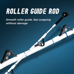 FISHAPPY non-slip handle delivers firm grip and leverage on long fights.