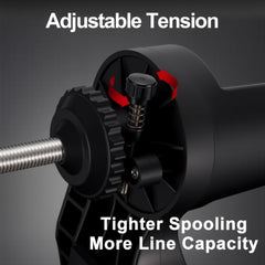 Fishafy adjustable tension brake dial highlighting precise line tension control
