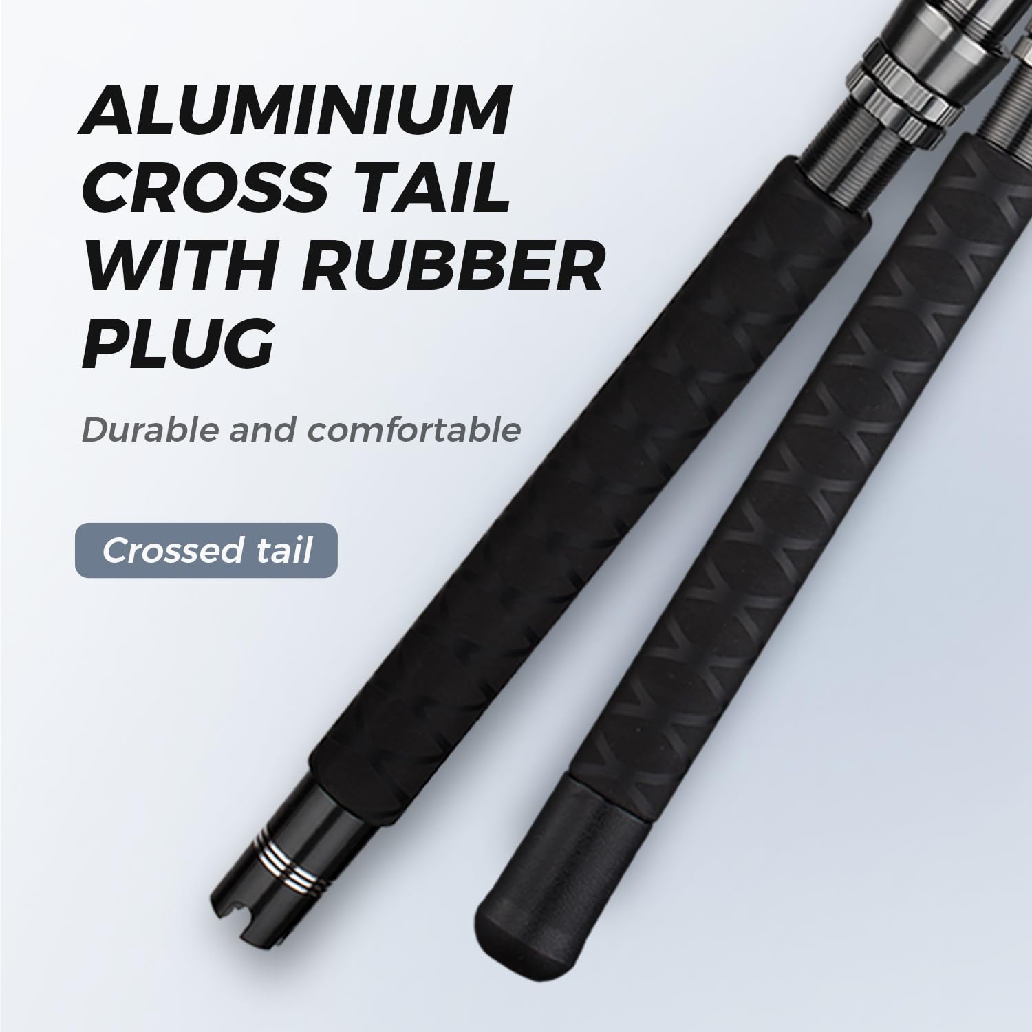 FISHAPPY rubber shrink tube handle offers a secure grip in demanding conditions