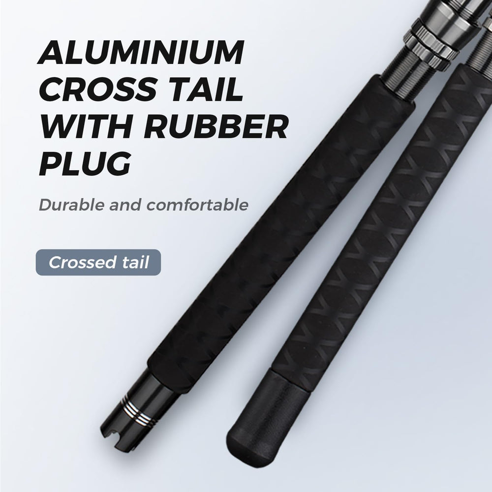 FISHAPPY rubber shrink tube handle offers a secure grip in demanding conditions