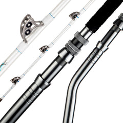 FISHAPPY saltwater offshore bent butt rod with roller guides - 6ft, 80-150lbs
