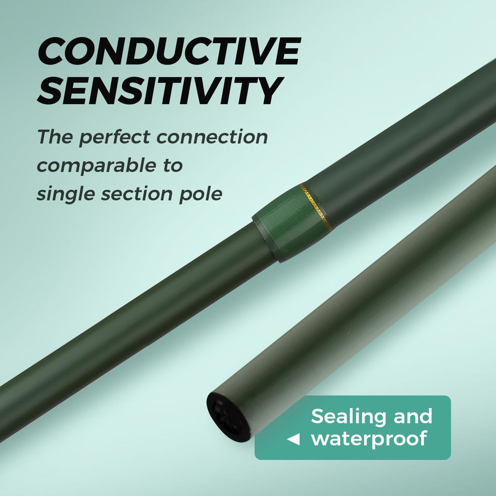 FISHAPPY surf rod tip-top guide close-up emphasizing robust performance