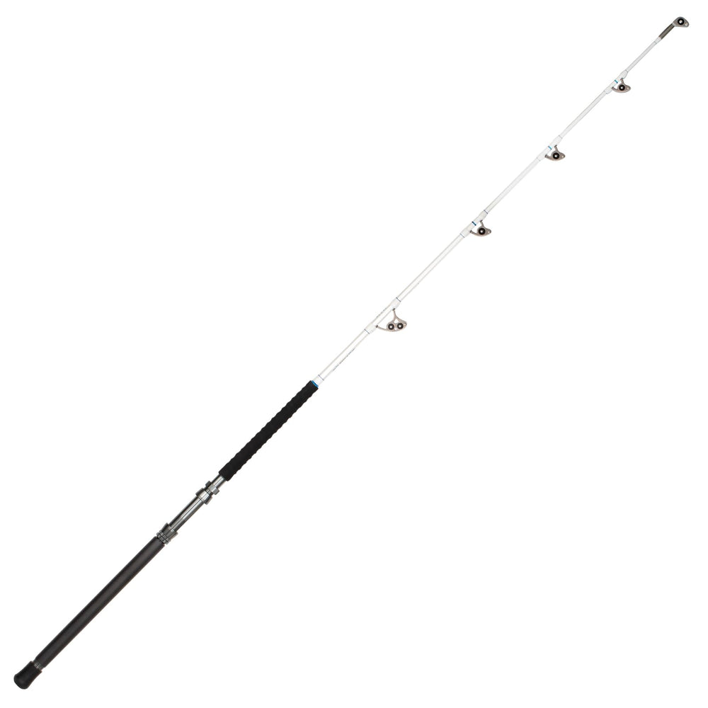 FISHAPPY trolling rod carbon butt-handle design improves grip during long fights.