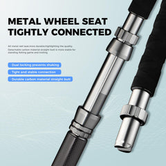 FISHAPPY stainless steel roller guides resist saltwater corrosion on tough trips.