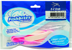 FishBites E-Z Crab strip cut-ready for quick rigging on 3/0 4/0 5/0 hooks