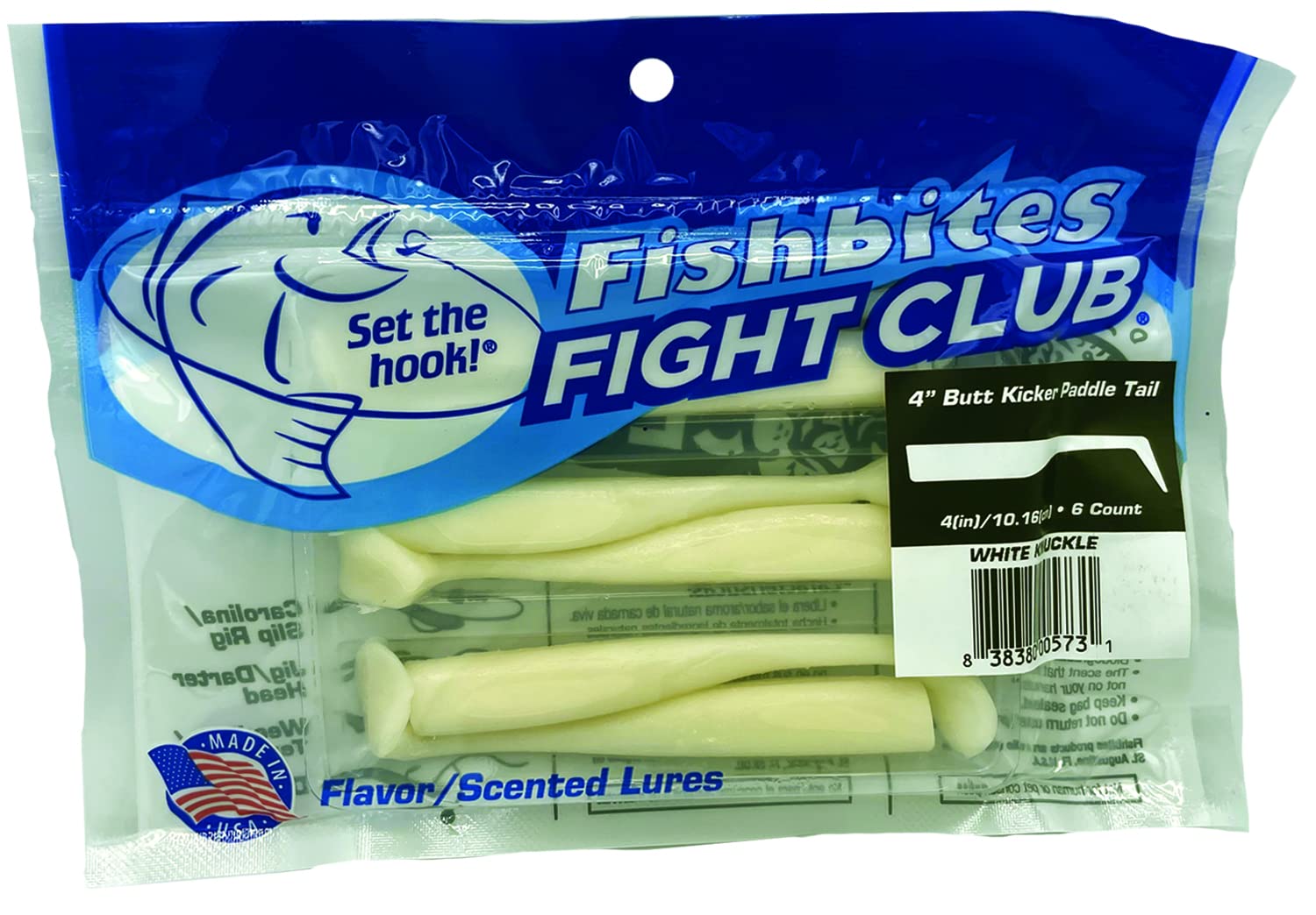 Paddle-tail profile highlights durable, scent-loaded body for enticing catches.