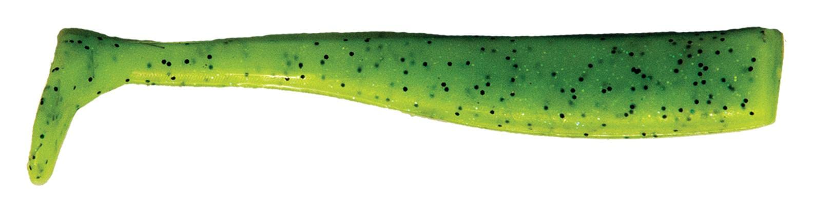 Fishbites Fight Club Lures 4-inch Butt Kicker Paddle Tail in action, designed to attract bites.