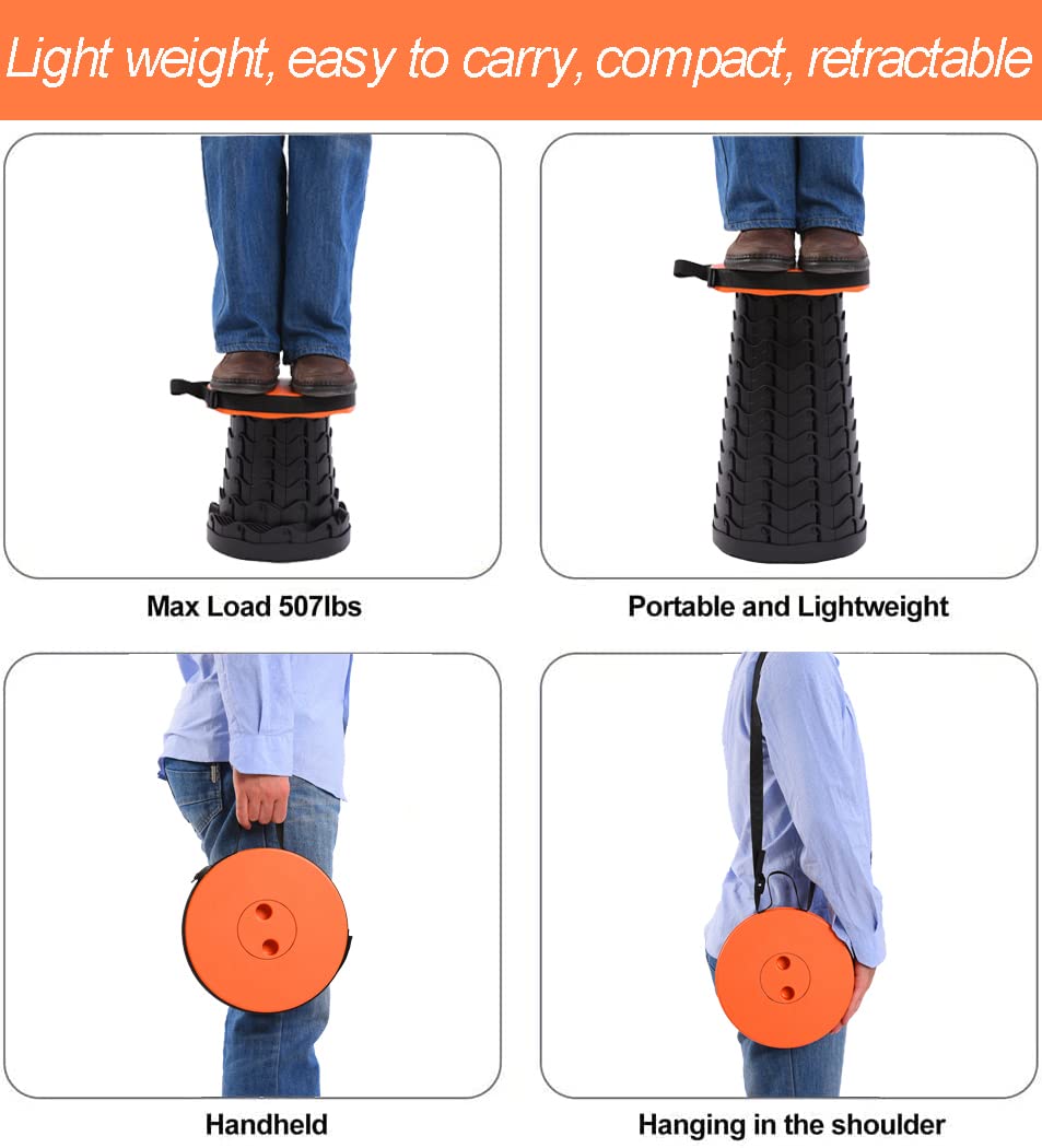 Fishboy Upgraded Collapsible Stool non-slip base keeps you steady.