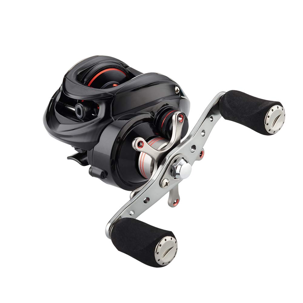Fishdrops Ultra-Light Baitcaster Reel side view