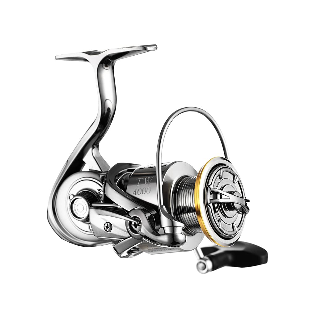 Fishdrops saltwater spinning reel weight-balance illustrates lightweight, balanced feel in hand.
