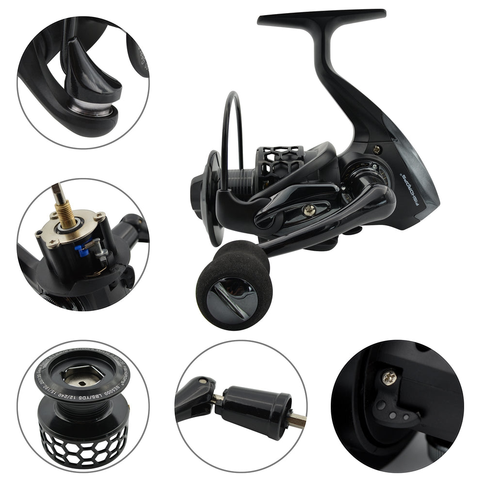 Fishdrops 12+1BB reel highlights high-rated bearings for silky retrieves