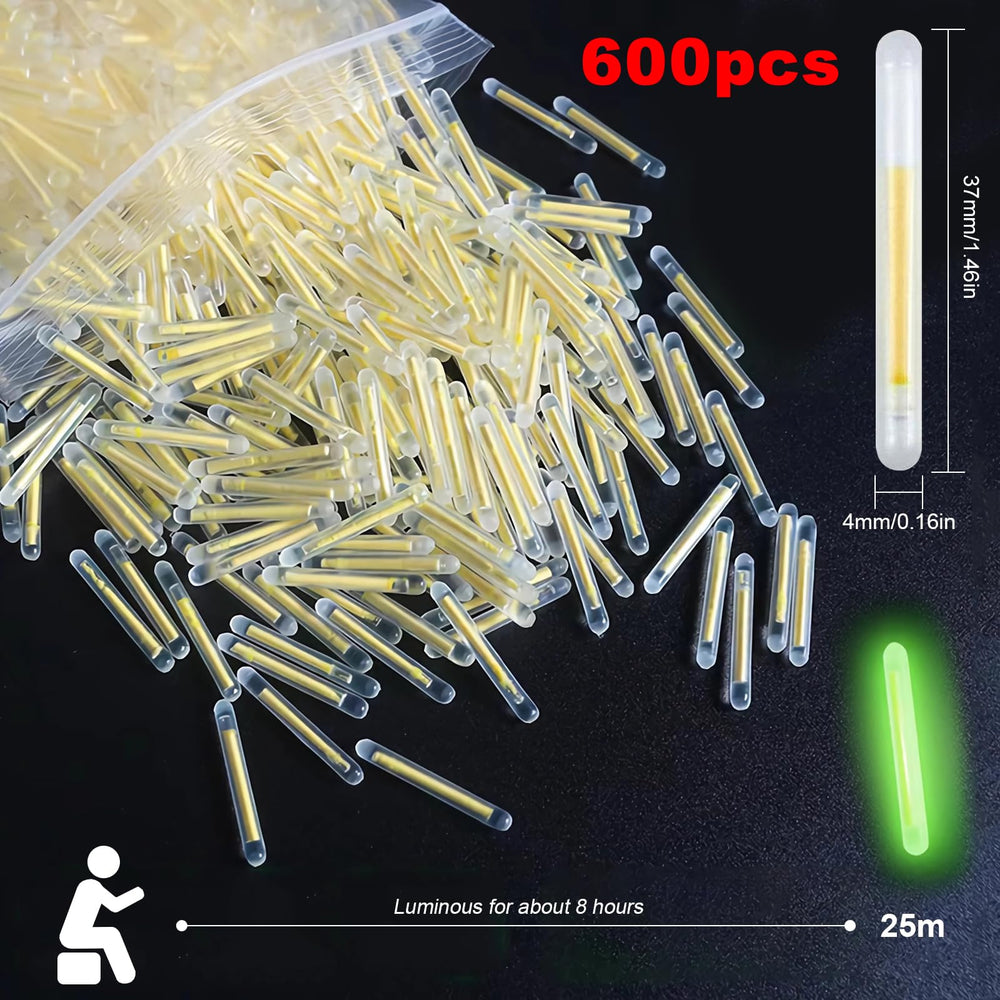 Green glow sticks 1.5 inch for night fishing