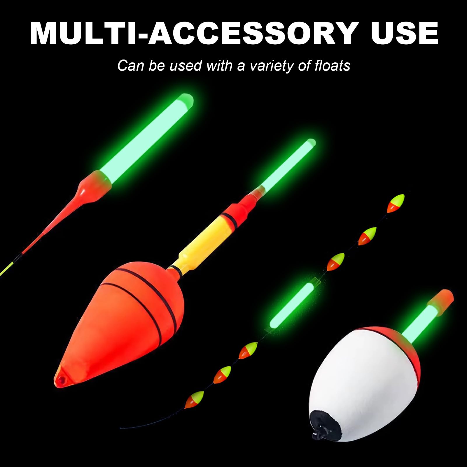 Rod tip glow stick with bulk glow sticks