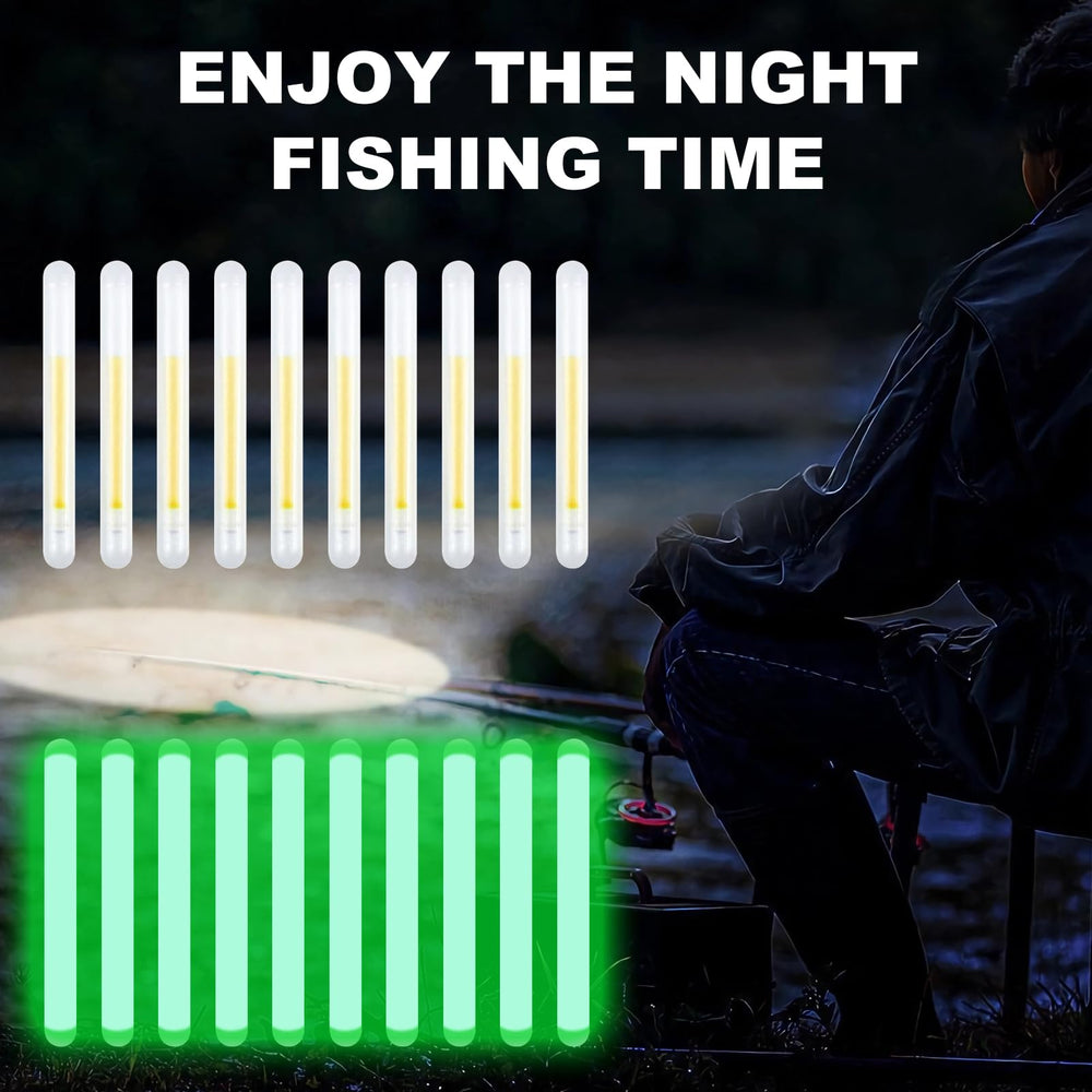 Night fishing glow sticks green, 1.5 inch