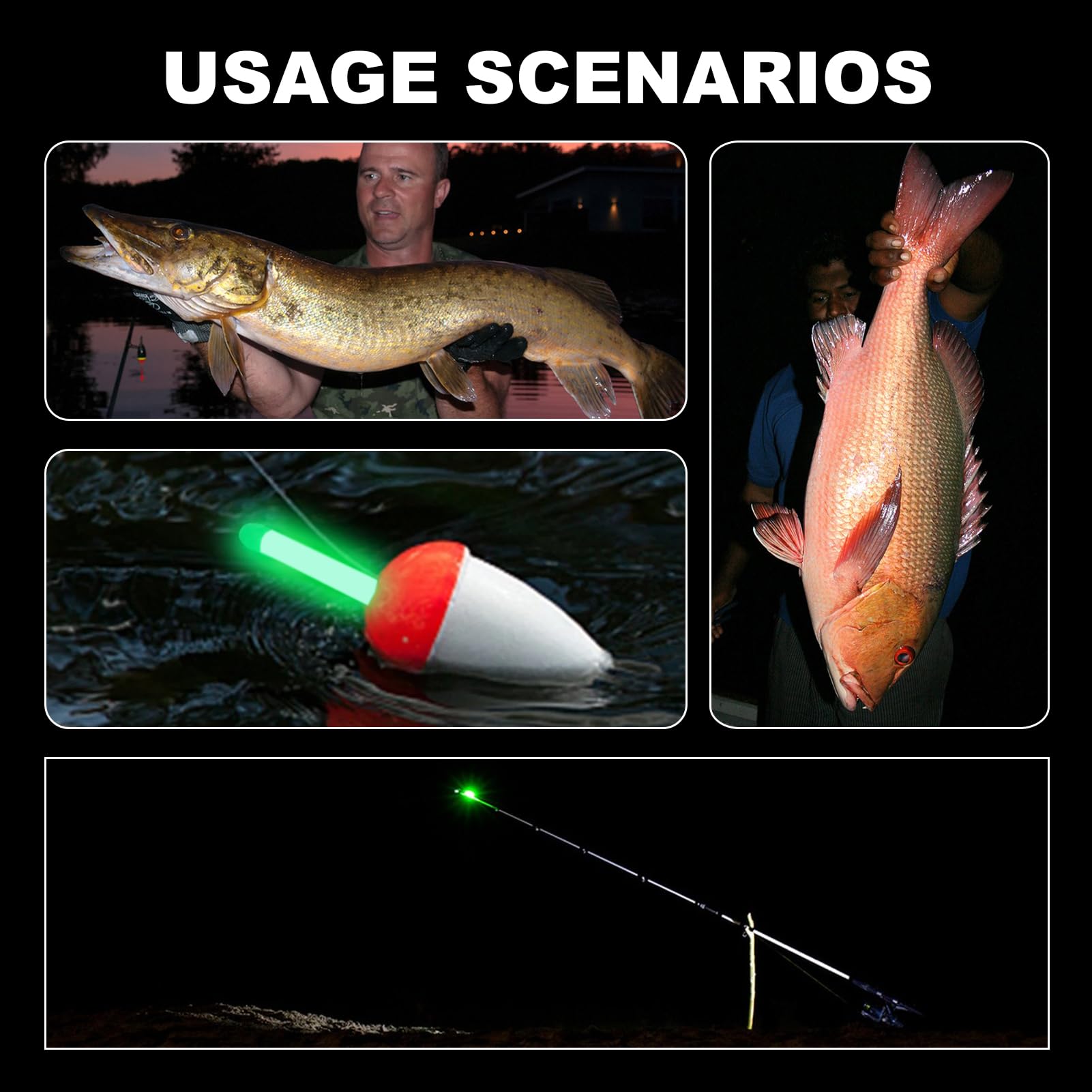 Party and fishing glow sticks bulk 600pc