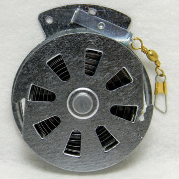 Stainless steel spring and galvanized frame of the reel