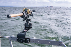 Fish Fighter marine-grade aluminum rod riser material emphasizing durability