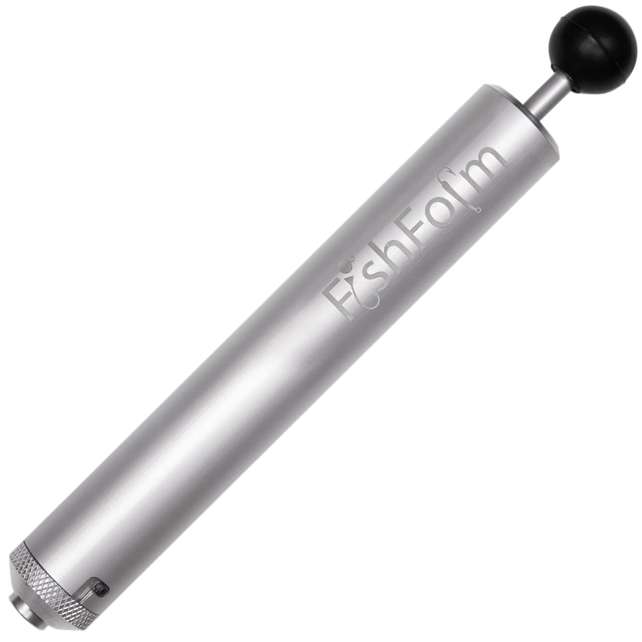 FishForm 4oz aluminum injector - front view