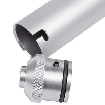 Piston and nozzle detail (2017 alloy, no coating)