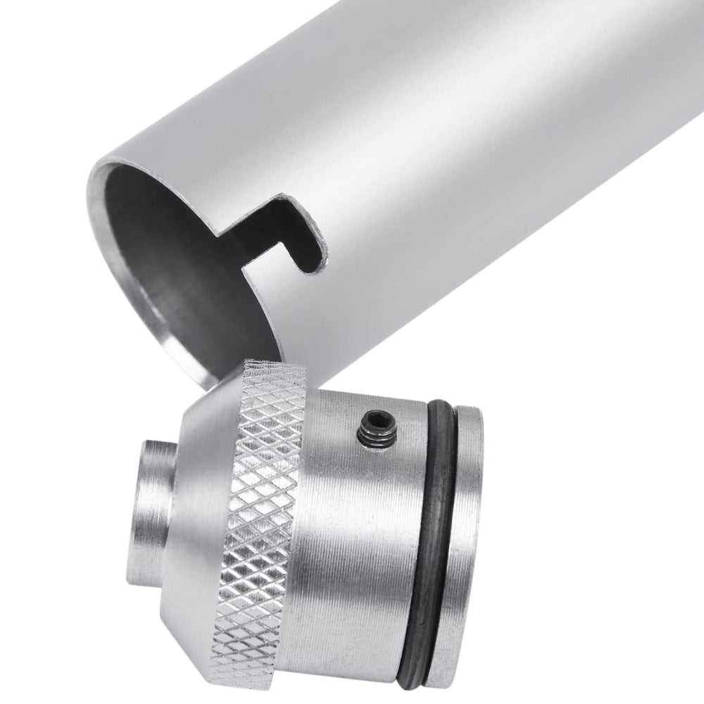 Piston and nozzle detail (2017 alloy, no coating)