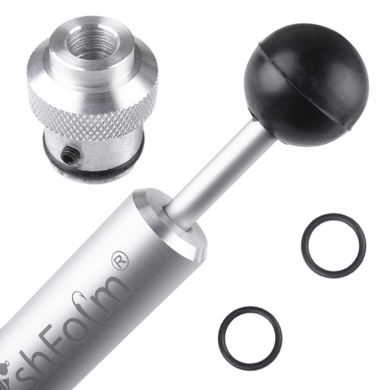 Side view of FishForm Plastisol Injector