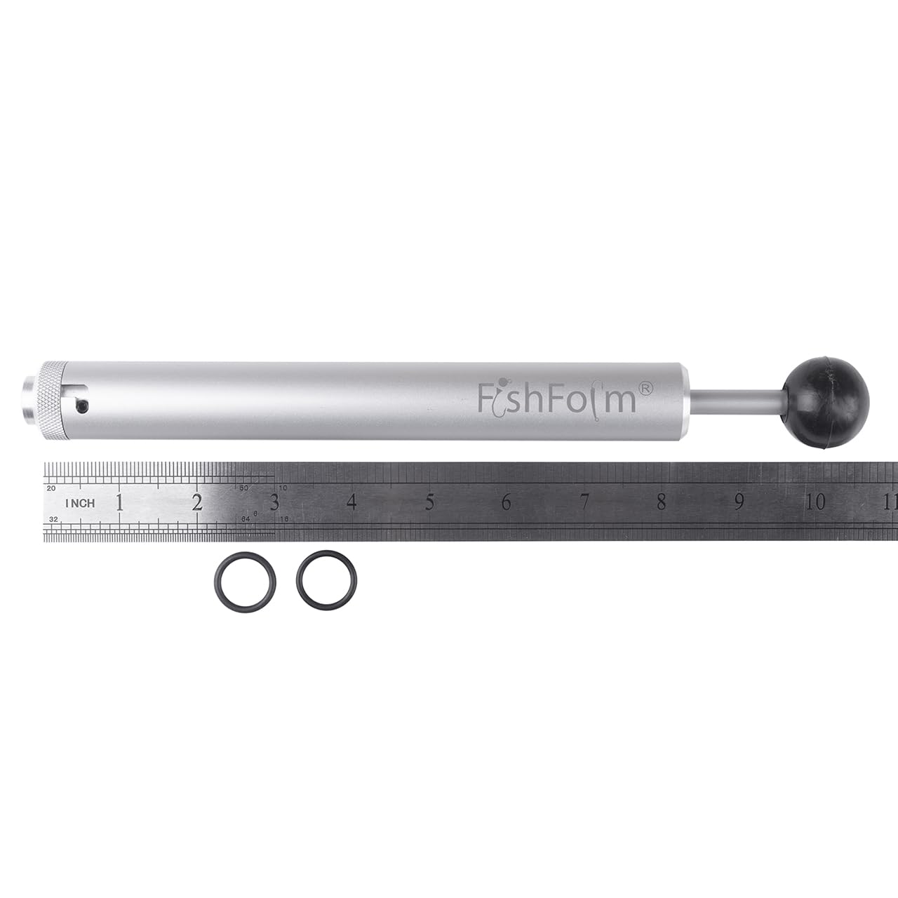 Usage diagram showing piston rod pressure marking for safe operation