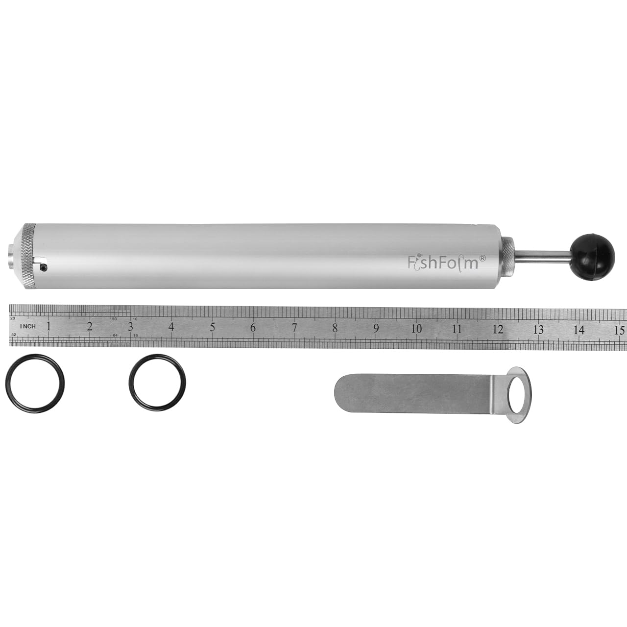 FishForm stainless steel handle improves grip during extended crafting sessions.