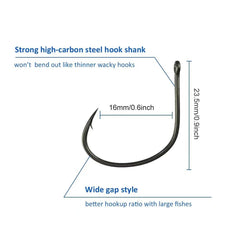 Wacky hooks included in Fishfun kit