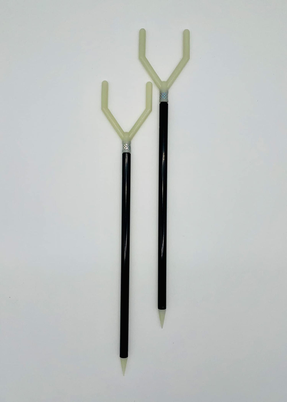 Fishin Stix 40 inch extendable rod holder glowing for night fishing