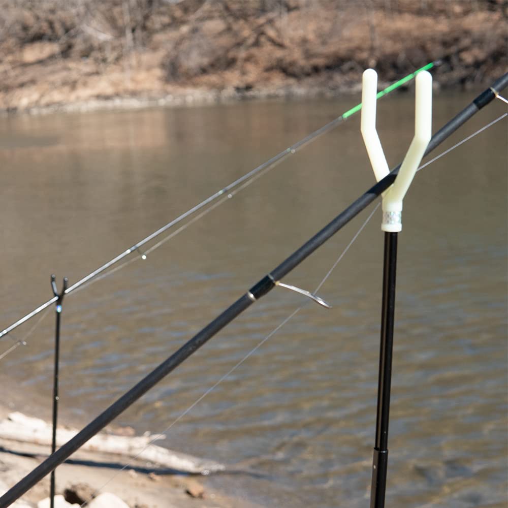 Fishin Stix glow in dark holder helps locate gear after sunset