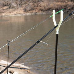 Fishin Stix glow in dark holder helps locate gear after sunset